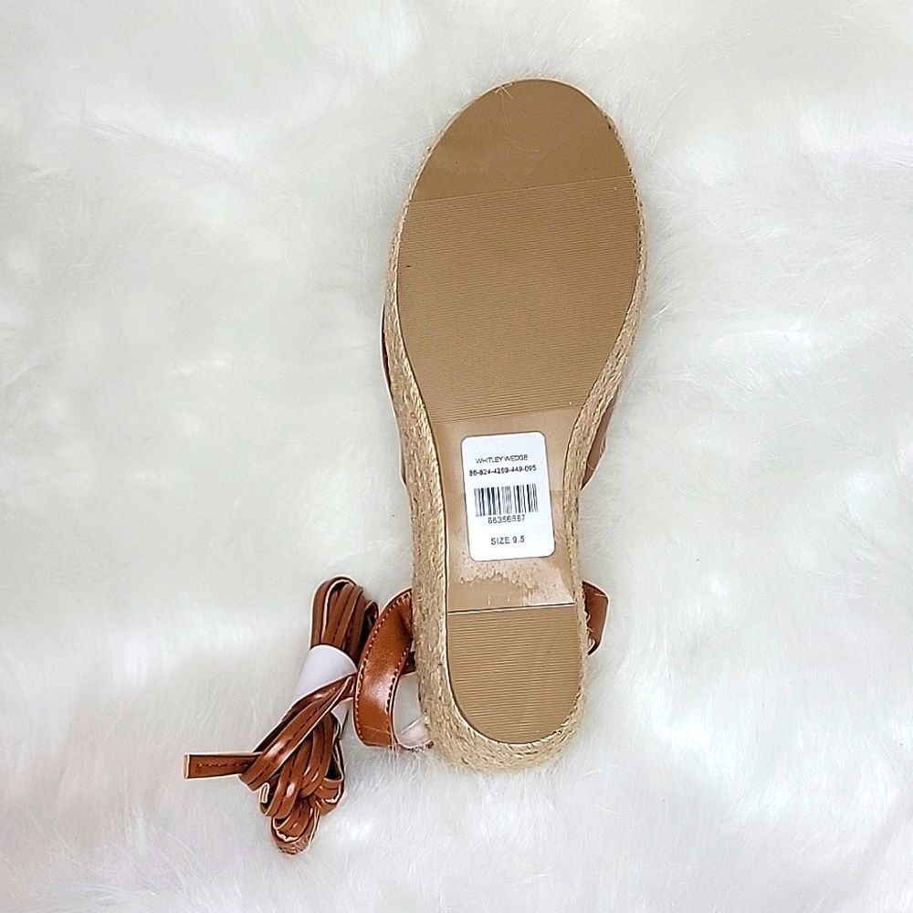 NY&Co WHITLEY WEDGE COGNAC ESPADRILLE - Picture 6 of 7